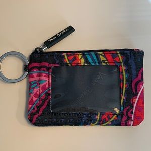 Vera Bradley zip ID case.